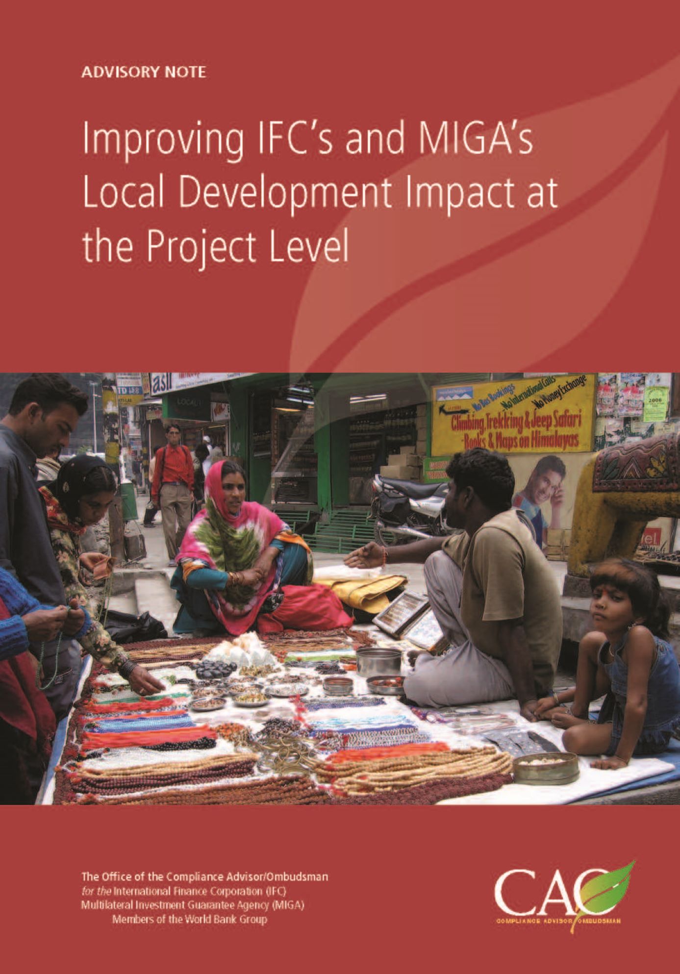 Advisory Note - IFC and MIGA Local Dev. Impact