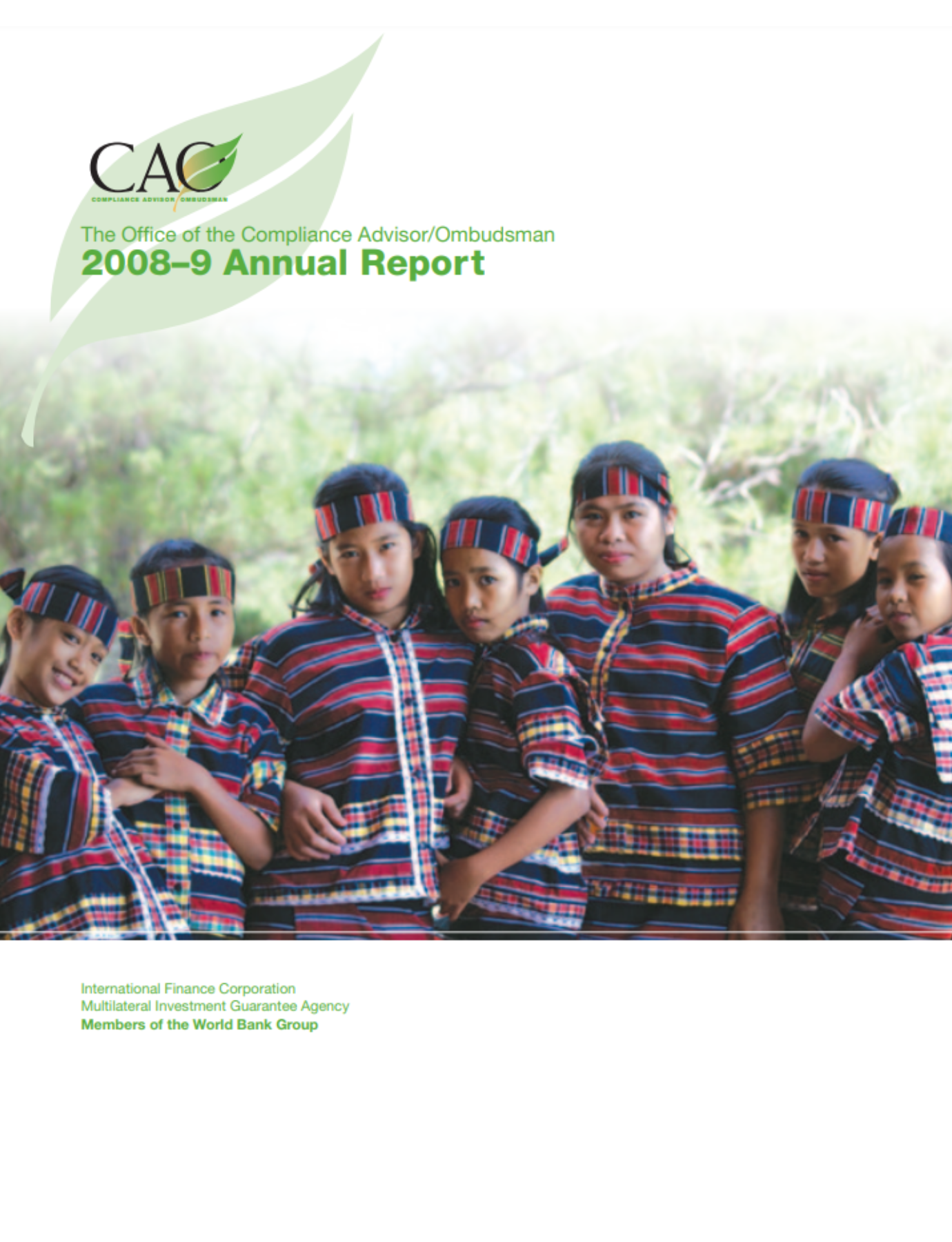 CAO 2009 Annual Report Cover