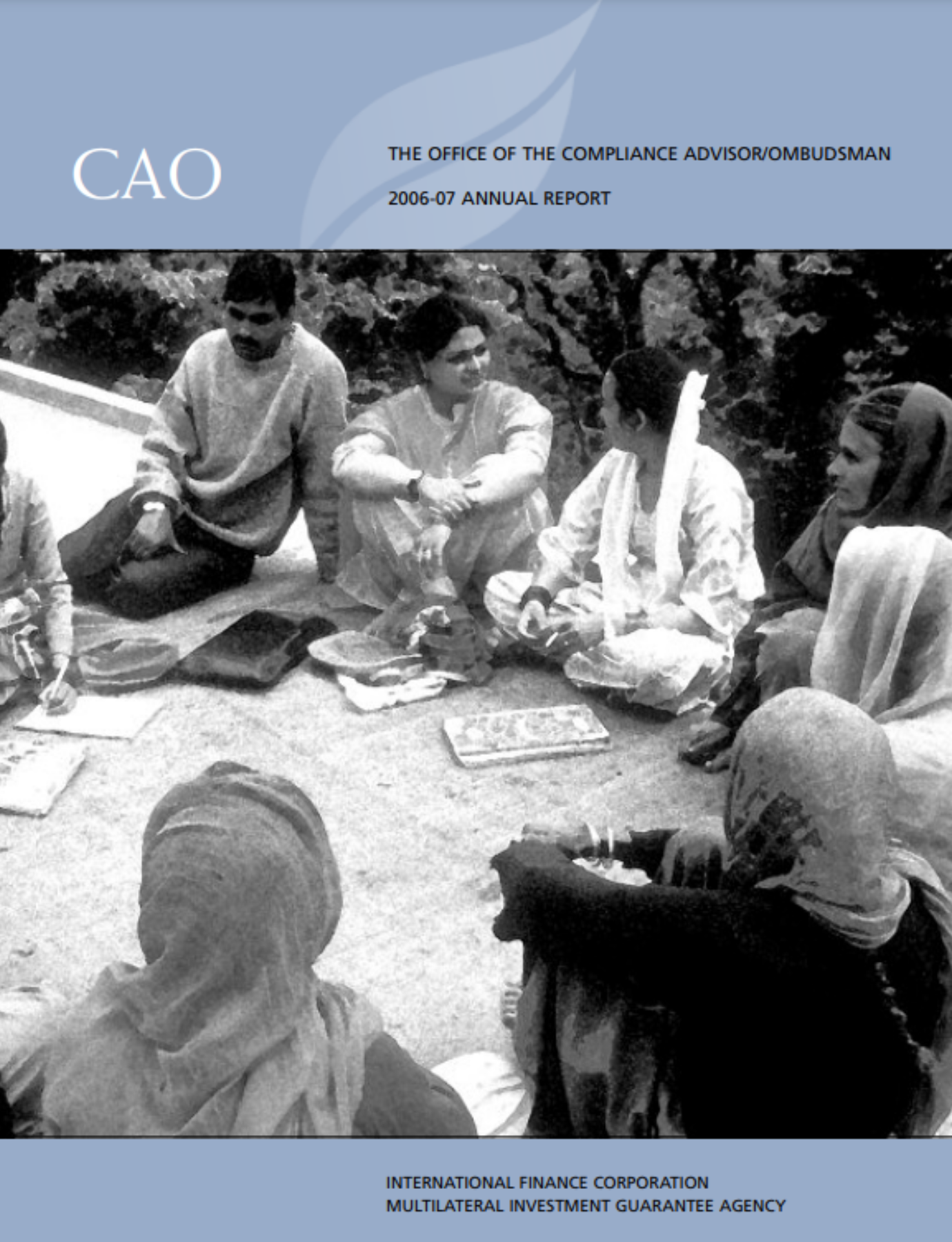 CAO 2007 Annual Report Cover