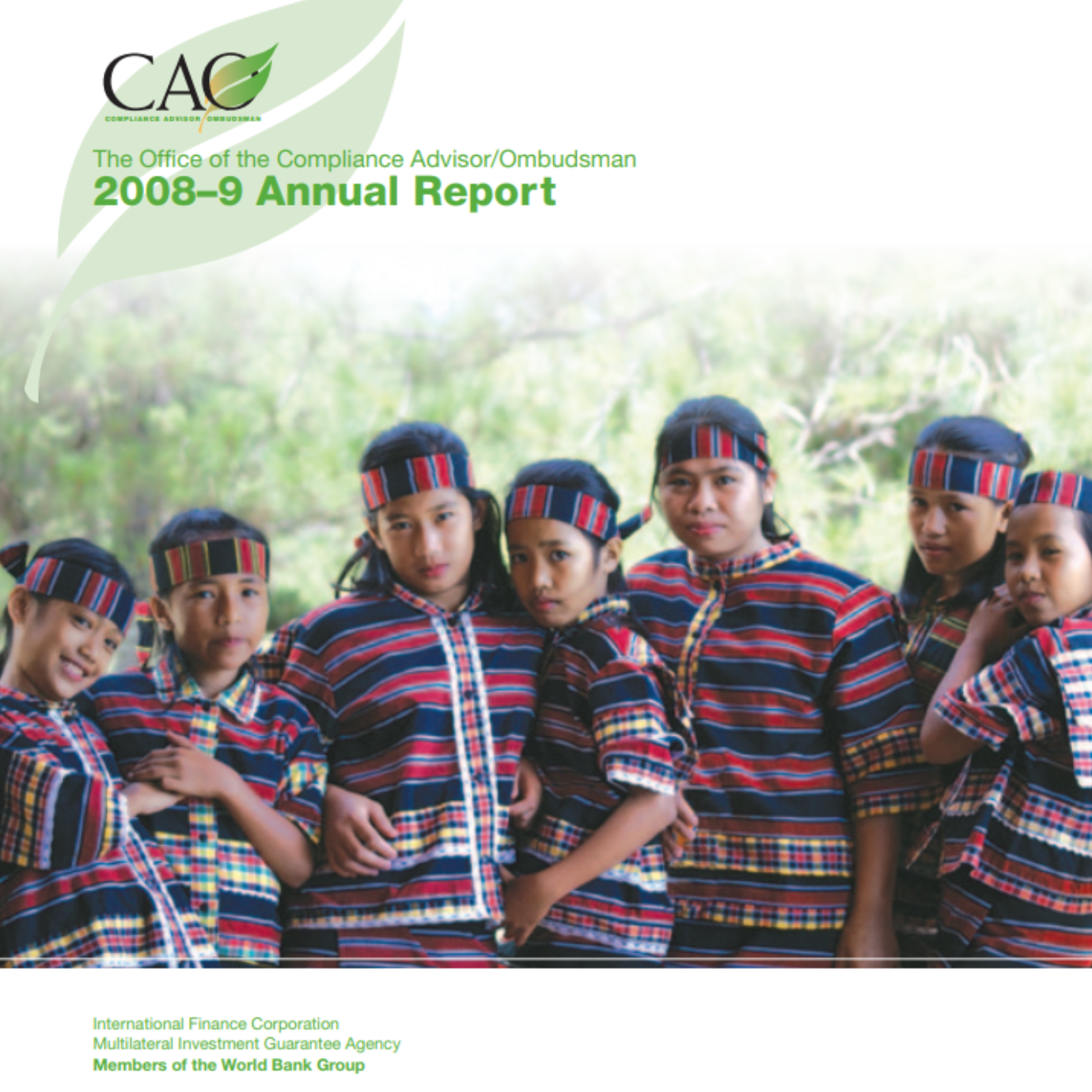 CAO 2009 Annual Report Cover